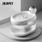 JAJAPET Fuente de Agua Inalámbrica para Mascotas — 2.2 L, Filtración Cuádruple, Sensor Inteligente y Motor Extraíbl