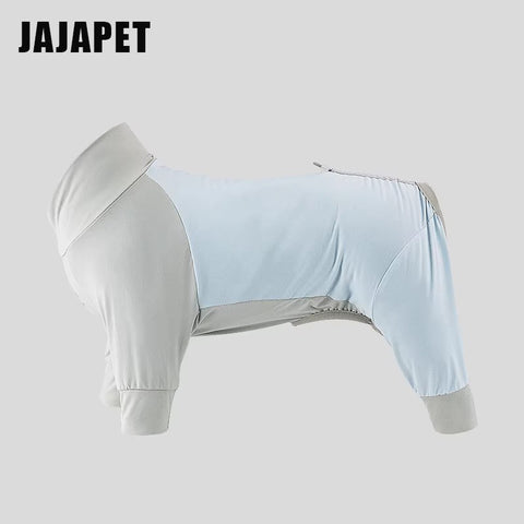 Mono Refrescante UPF 50+ para Perros, Traje 4 Patas con Enfriamiento Instantáneo y Protección Solar