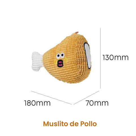 Juguete para Mascotas de Gofre: Peluche con Sonido y Catnip para Perros y Gatos