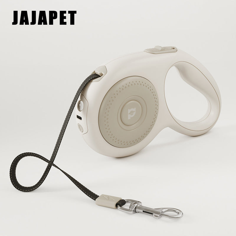 Correa Extensible 5 m con Luz LED y Cinta Reflectante, Soporta 50 kg