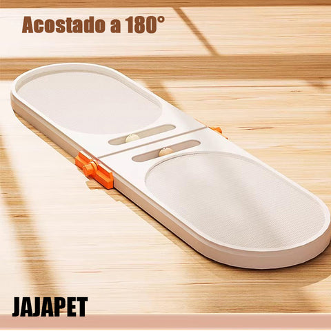 JAJAPET Rascador Plegable 90°/135°/180° para Gatos – Núcleo Reemplazable, Pista con Pelotas, Modelo Grande 130 cm