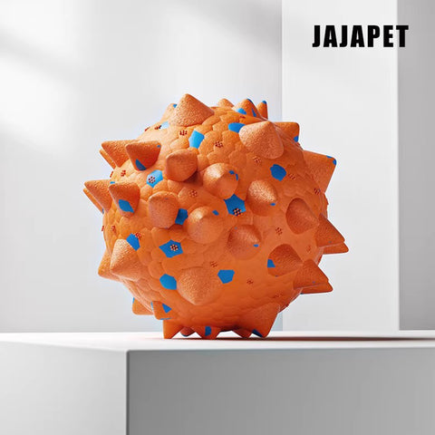 Pelota Indestructible E-TPU “Palomitas” para Perros Rebote Loco, Flotante y Limpieza Dental 360°