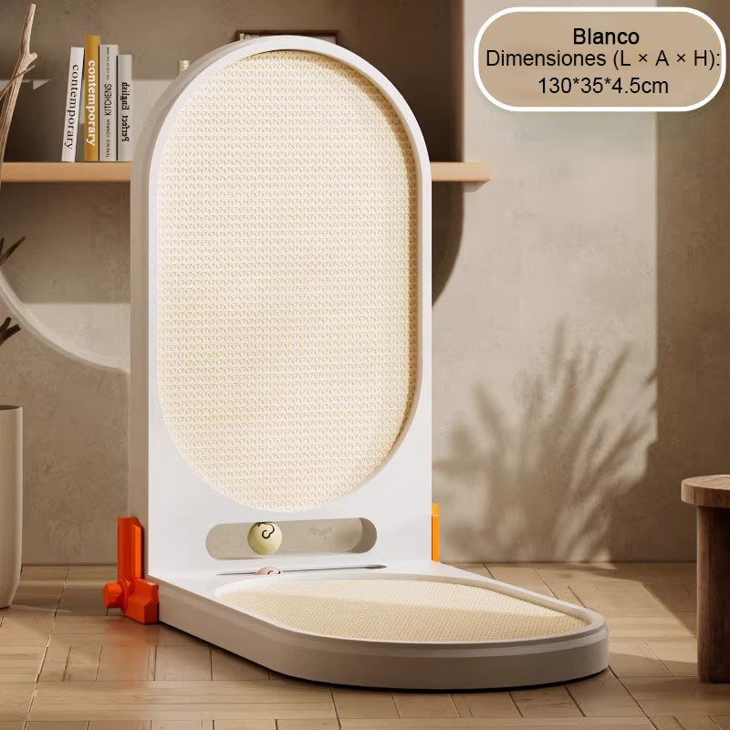 JAJAPET Rascador Plegable 90°/135°/180° para Gatos – Núcleo Reemplazable, Pista con Pelotas, Modelo Grande 130 cm