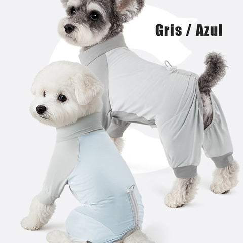 Mono Refrescante UPF 50+ para Perros, Traje 4 Patas con Enfriamiento Instantáneo y Protección Solar