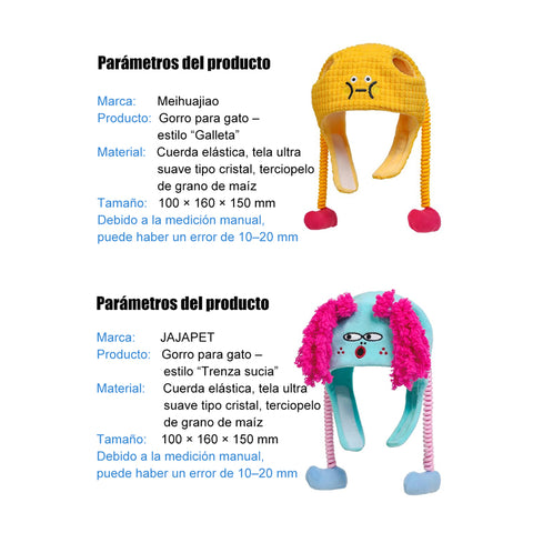 Gorro Elástico con Catnip “Serie Artista” para Gatos