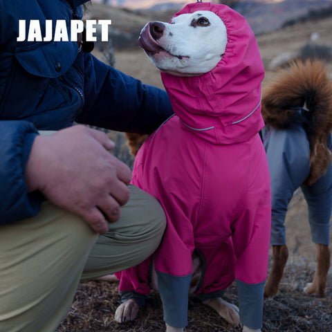 Traje impermeable de 4 patas para perros Ligero, transpirable y apto para todo clima