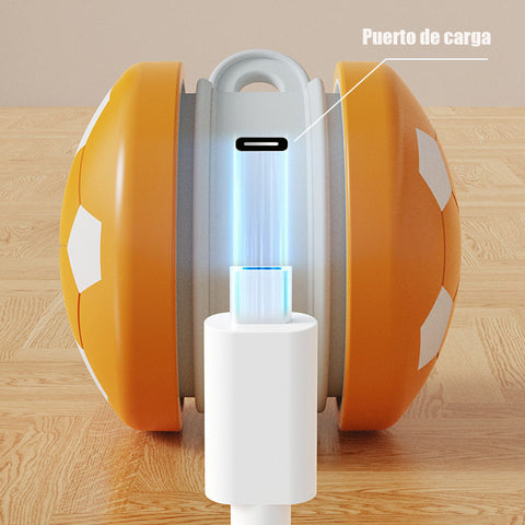 Bola Inteligente Juguete interactivo para perros y gatos, giro 360°, evita obstáculos,ultra-silenciosa