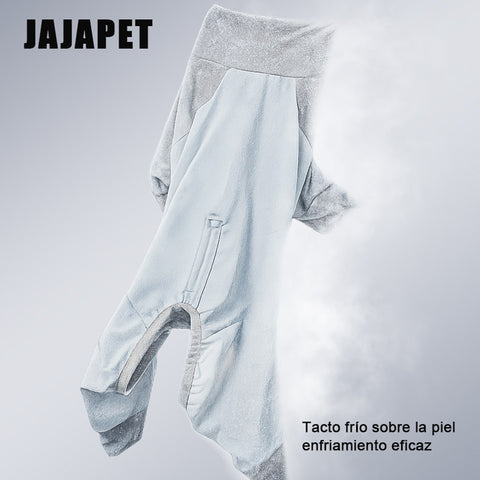 Mono Refrescante UPF 50+ para Perros, Traje 4 Patas con Enfriamiento Instantáneo y Protección Solar