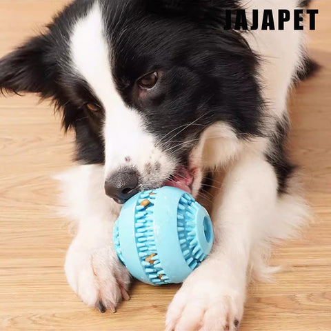 Pelota Dispensadora de Premios 2 en 1 — Limpieza Dental + Masticación Antiestrés para Perros