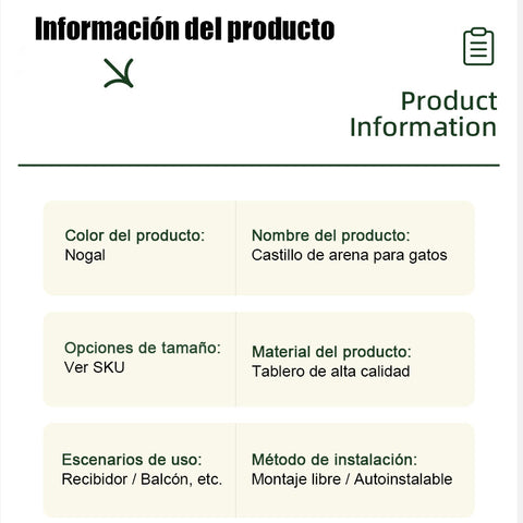 Arenero Discreto 3-en-1 JAJAPET – Mueble para Gatos 90 cm, Nogal, Control de Olores & Storage