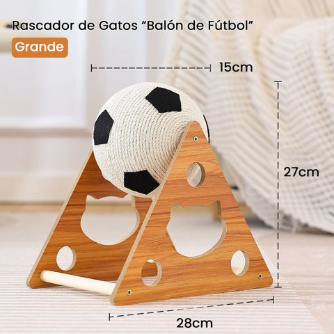 Cat Scratching Ball with Sisal – Vertical Cat Scratch Board & Play Center