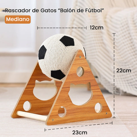 Cat Scratching Ball with Sisal – Vertical Cat Scratch Board & Play Center