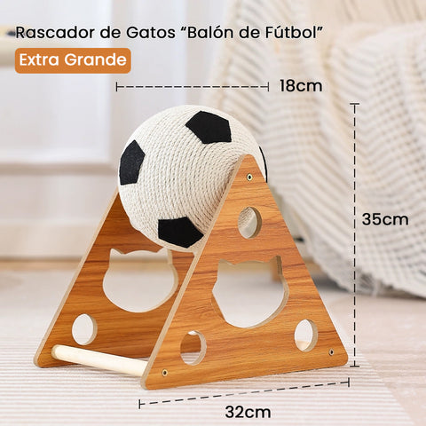 Cat Scratching Ball with Sisal – Vertical Cat Scratch Board & Play Center