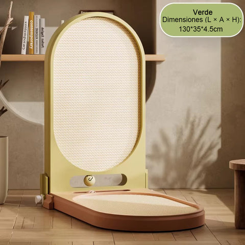 JAJAPET Rascador Plegable 90°/135°/180° para Gatos – Núcleo Reemplazable, Pista con Pelotas, Modelo Grande 130 cm