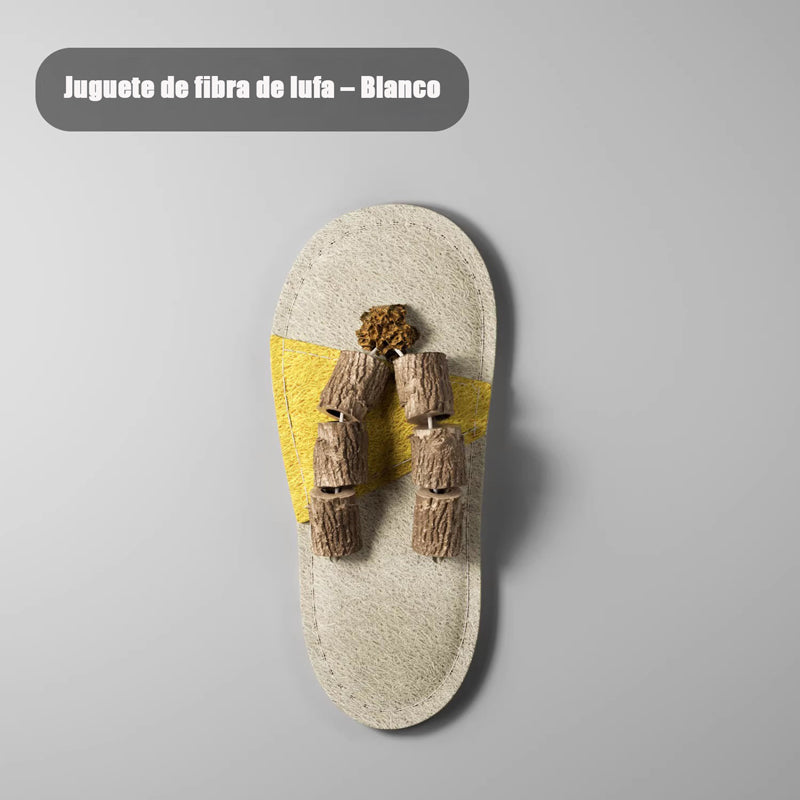 Juguete Dental de Lufa “Chancla Feliz” para Gatos – Limpieza, Diversión y Bienestar 100 % Natural